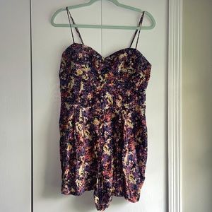 Colorful Romper with Pockets